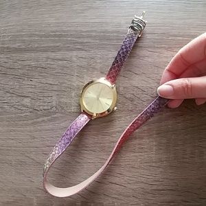 Michael Kors Golden Watch with leather